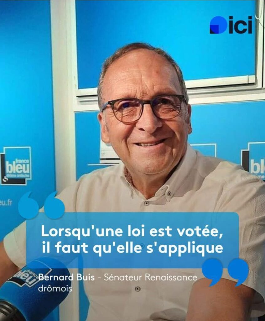 Le sénateur macroniste Bernard Buis, pour la loi Duplomb !